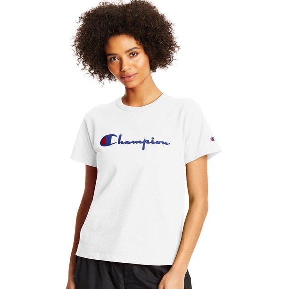 Champion Tops - Women’s Champion Script Tee Shirt